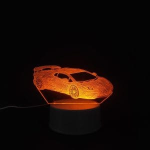 Sports Car Acrylic Lamp