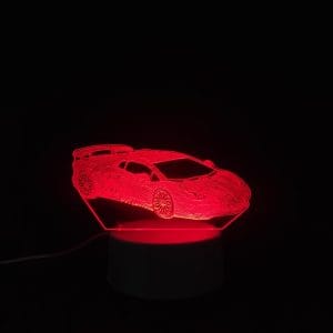Sports Car Acrylic Lamp