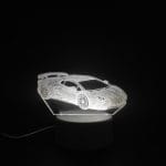 Sports Car Acrylic Lamp