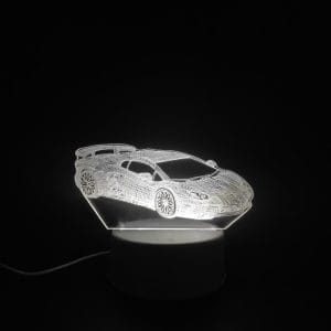 Sports Car Acrylic Lamp