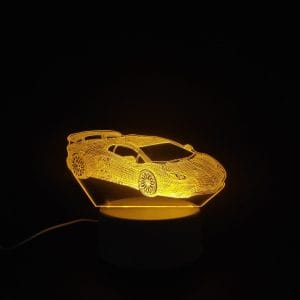 Sports Car Acrylic Lamp