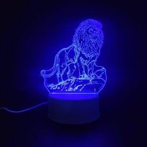 Lion Acrylic Lamp