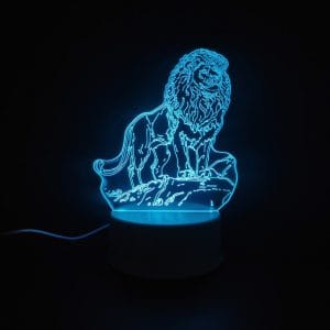 Lion Acrylic Lamp