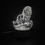 Lion Acrylic Lamp