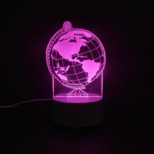 Globe Acrylic Lamp