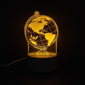 Globe Acrylic Lamp