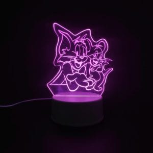 Tom & Jerry Acrylic Lamp