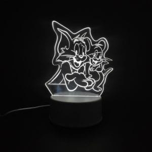 Tom & Jerry Acrylic Lamp