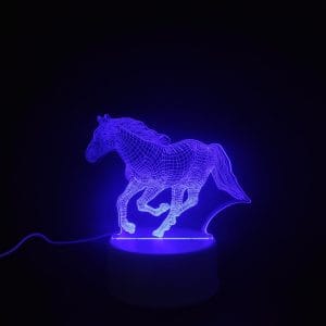 Horse Acrylic Lamp