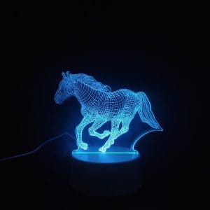 Horse Acrylic Lamp