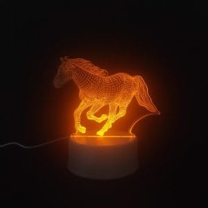 Horse Acrylic Lamp