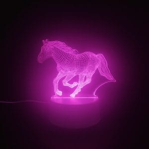 Horse Acrylic Lamp