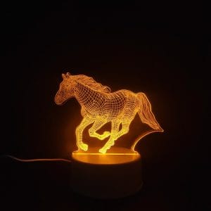 Horse Acrylic Lamp