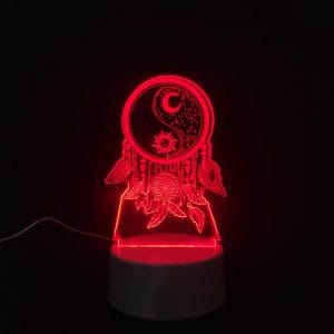 Yin-Yang Dreamlight Acrylic Lamp