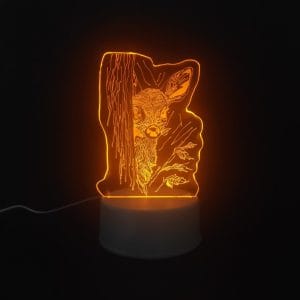 Deer Acrylic Lamp