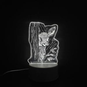 Deer Acrylic Lamp