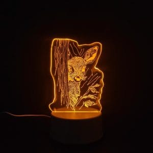 Deer Acrylic Lamp