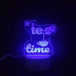 It's Tea Time Acrylic Lamp