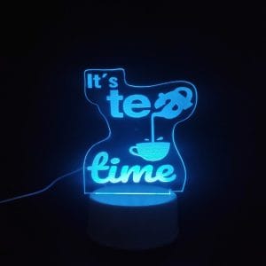 It's Tea Time Acrylic Lamp