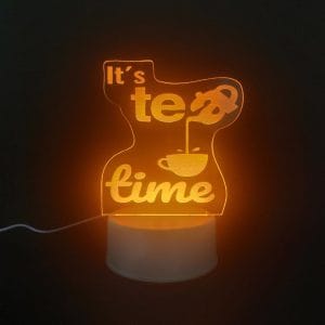It's Tea Time Acrylic Lamp