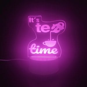 It's Tea Time Acrylic Lamp
