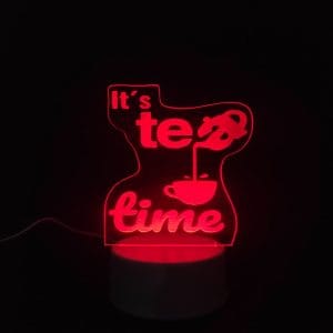 It's Tea Time Acrylic Lamp