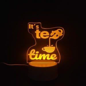 It's Tea Time Acrylic Lamp