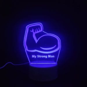 My Strong Man Acrylic Lamp