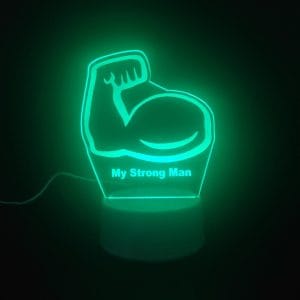 My Strong Man Acrylic Lamp