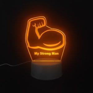 My Strong Man Acrylic Lamp