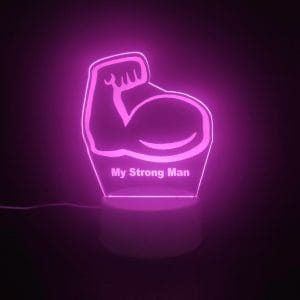 My Strong Man Acrylic Lamp