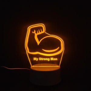 My Strong Man Acrylic Lamp