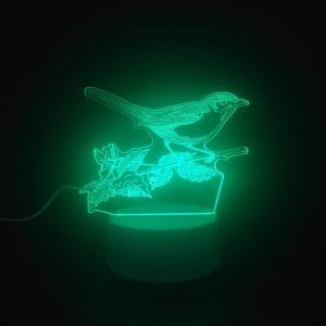 Sparrow Acrylic Lamp