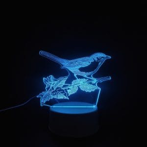 Sparrow Acrylic Lamp