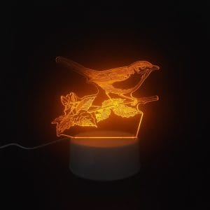 Sparrow Acrylic Lamp