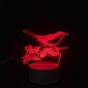 Sparrow Acrylic Lamp