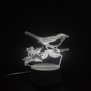 Sparrow Acrylic Lamp