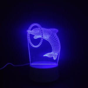 Dolphin Acrylic Lamp
