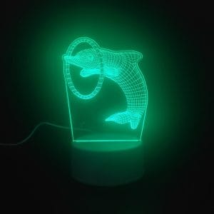 Dolphin Acrylic Lamp