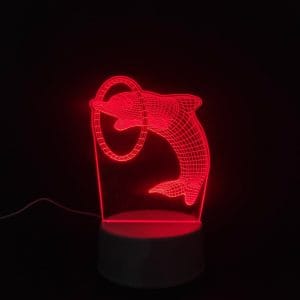 Dolphin Acrylic Lamp