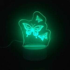 Butterflies Acrylic Lamp