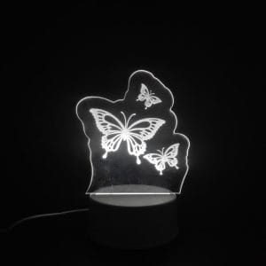 Butterflies Acrylic Lamp