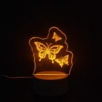 Butterflies Acrylic Lamp