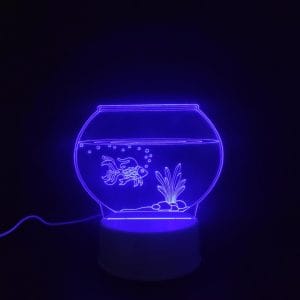 Fish Bowl Acrylic Lamp