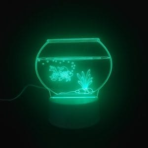 Fish Bowl Acrylic Lamp