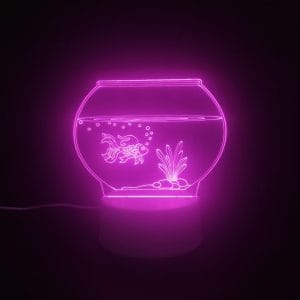 Fish Bowl Acrylic Lamp