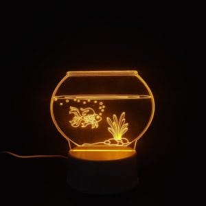 Fish Bowl Acrylic Lamp