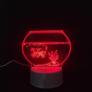 Fish Bowl Acrylic Lamp