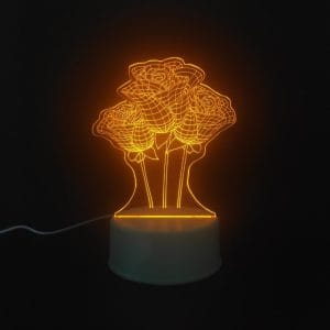 Flowers Acrylic Lamp