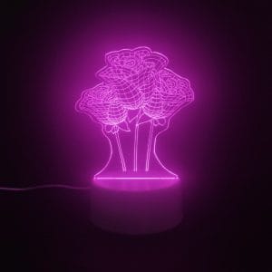 Flowers Acrylic Lamp